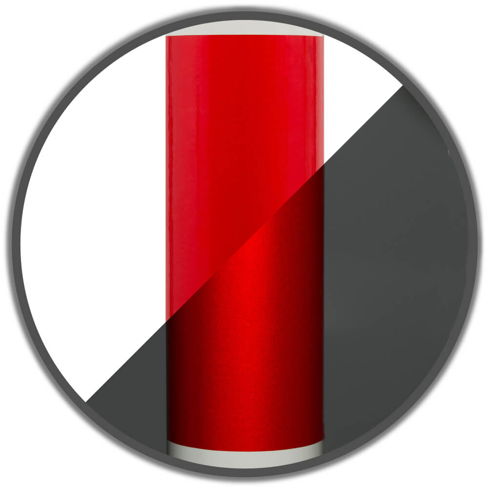 Schake Absperrpfosten OE 42 Mm Mit 2 Ösen Weiß | Rot