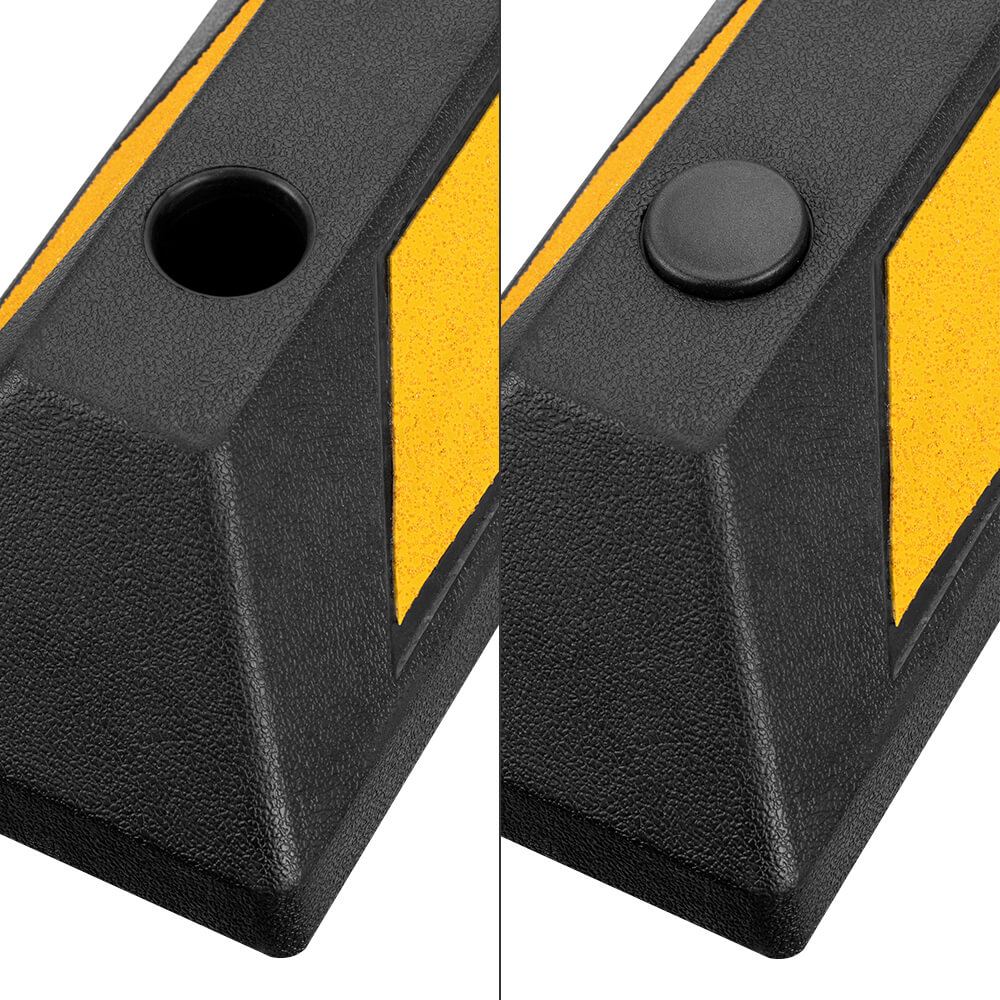 Wielstopper 2 Stuks Metalen Parkeerstopper ParkeerbarrièRe