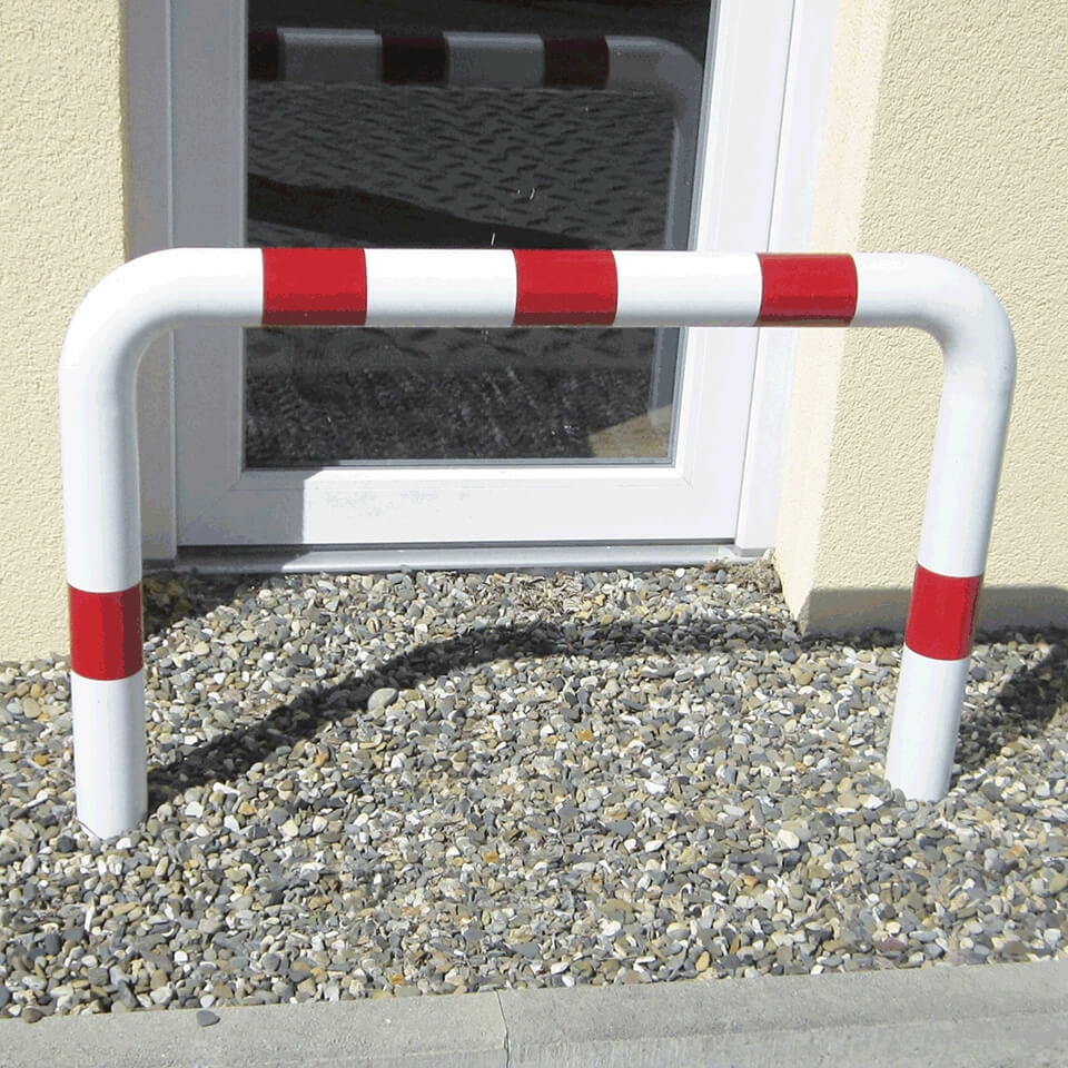 ROBUSTO Wegesperre 100cm Feuerverzinkt - Anlehnbügel Für Fahrräder & Absperrung