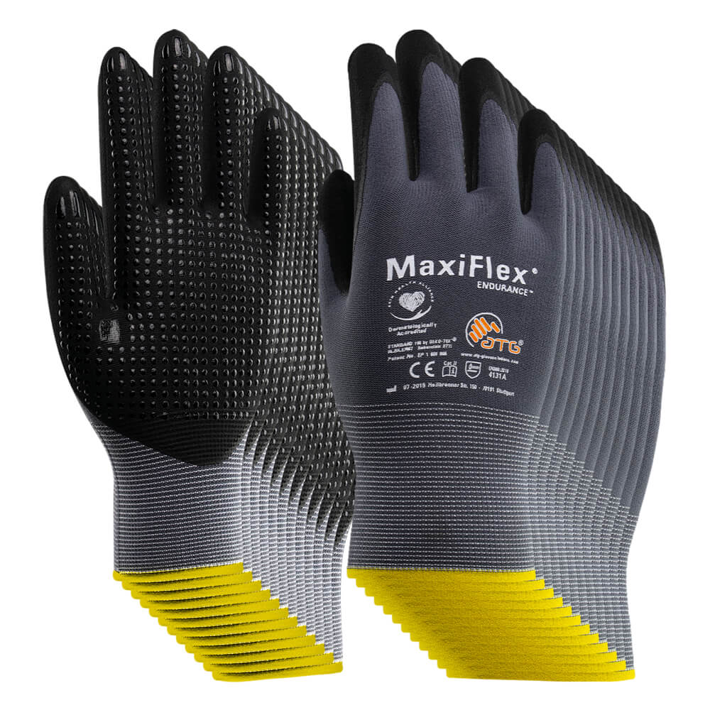 12 Paar, Gr. 10, ATG MaxiFlex Endurance Schutzhandschuh