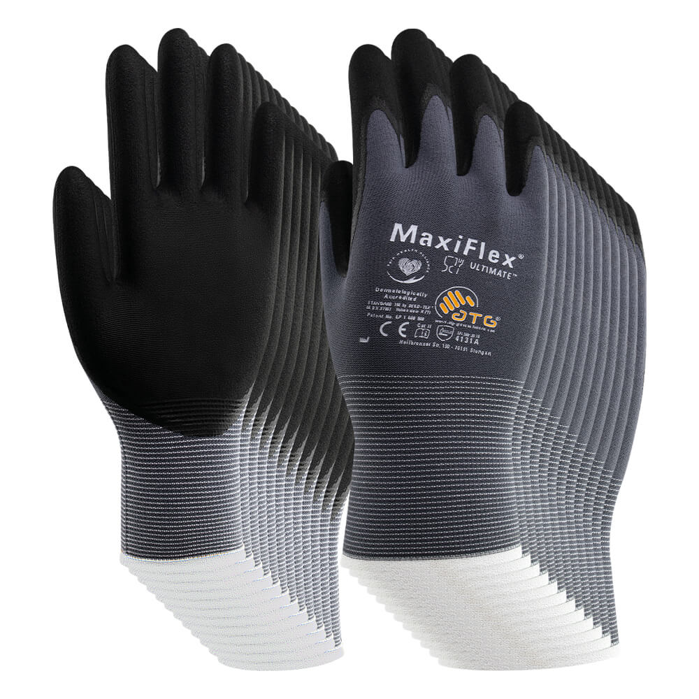 12 Paar, Gr. 9, ATG MaxiFlex Ultimate Schutzhandschuh