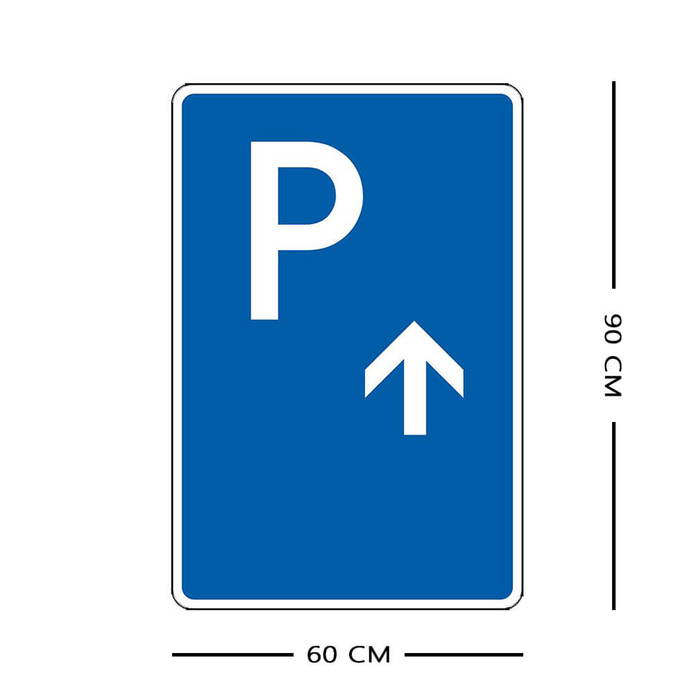 No Parking Schilder – 4 Stück, 25,4x35,6 Cm, Aluminium, Reflektierend & Wetterfest