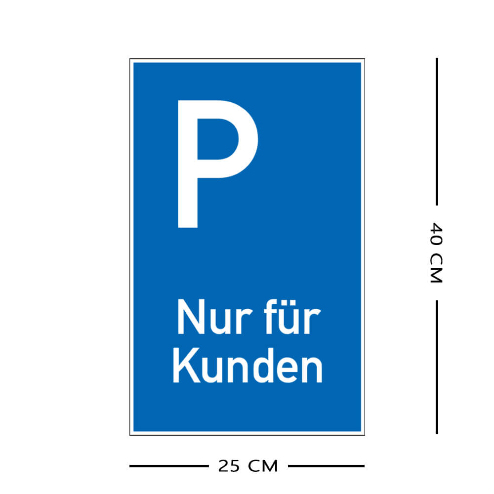 Señalamiento "Customer Parking Only" - 12 X 18" H-2911 - Uline - View #5