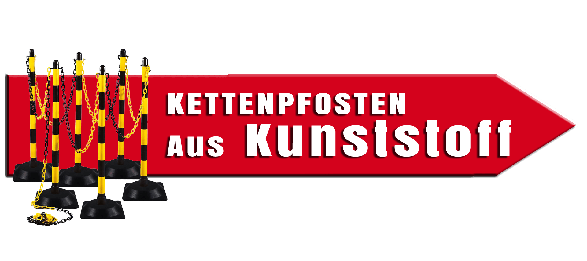 Kettenpfosten aus Stahl