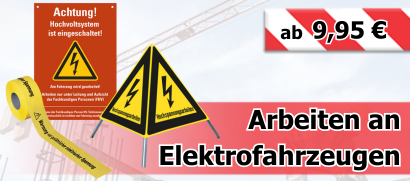 Arbeiten an Elektrofahrzeugen