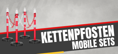 Mobile Kettenpfosten im Set