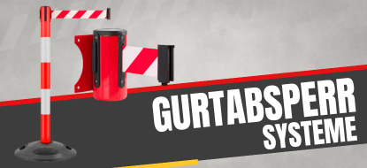 Gurtabsperrpfosten und Gurt-Bandkassetten
