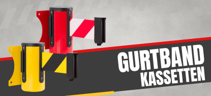 Wandkassetten passend zu Absperrpfosten und Wandclips