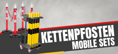 Mobile Kettenpfosten im Set