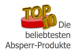 Top 10 Absperrprodukte