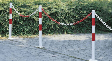 Absperr-Pfosten aus Stahl
