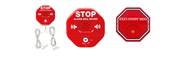 Exit-Stopper Türwächter und Feuerlöscher-Diebstahlsicherung