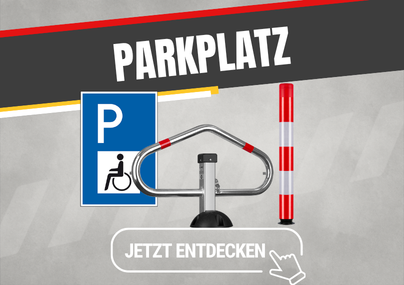 Parkplatz absperren