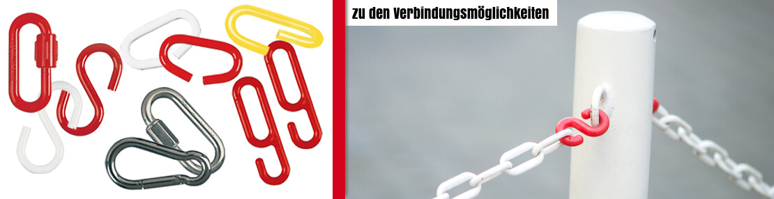 So befestigen Sie die Kette - Befestigungsmöglichkeiten Absperrshop