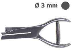 Lochzange mit 3 mm Kreis