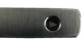Lochzange mit 3 mm x 4 mm Dreieck Lochzange mit 3 x 4 mm Dreieck