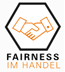 Logo Fairness im Handel